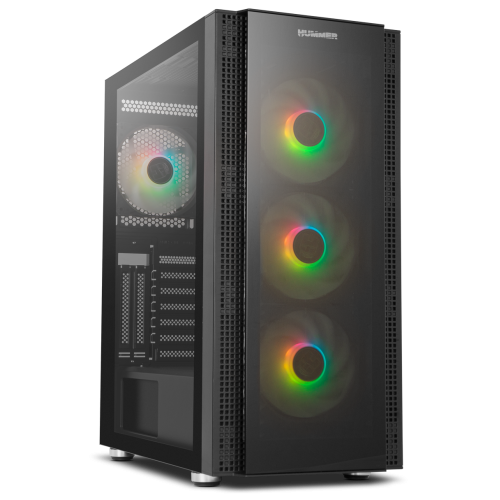 NOX CAJA ATX HUMMER HORUS. SEMITORRE. ARGB. FRONTAL Y LATERAL CRISTAL TEMPLADO