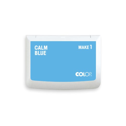 10079-TAMPON MAKE1 COLOR AZUL CALMA 50X90 MM COLOP 155109