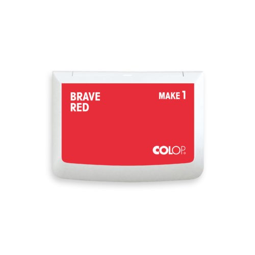 10081-TAMPON MAKE1 COLOR ROJO VALIENTE 50X90 MM COLOP 155111