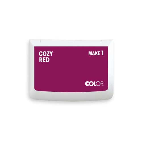 10083-TAMPON MAKE1 COLOR ROJO ACOJEDOR 50X90 MM COLOP 155114