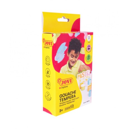 ESTUCHE TEMPERA GOUACHE 6 BOTES DE 35 ML COLORES PASTEL JOVI 507P