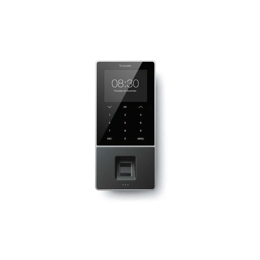 Safescan TM-828 SC Negro Huella dactilar, Contrasena, Tarjeta de proximidad, Tarjeta inteligente CC TFT Ethernet