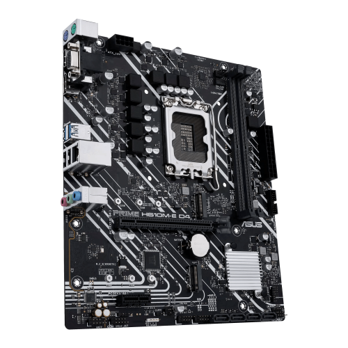 10187-ASUS PRIME H610M-E D4-CSM Intel H610 LGA 1700 micro ATX
