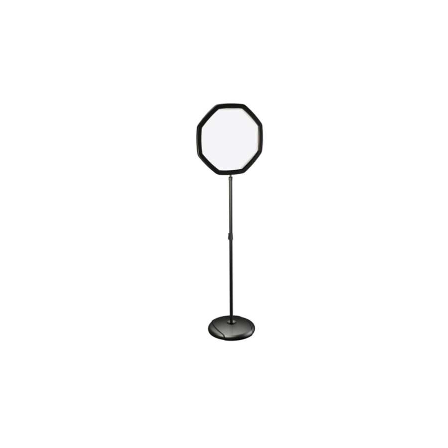 10225-ATRIL DE PIE INFORMATIVO DISENO OCTAGONAL BIOFFICE SIG08070101