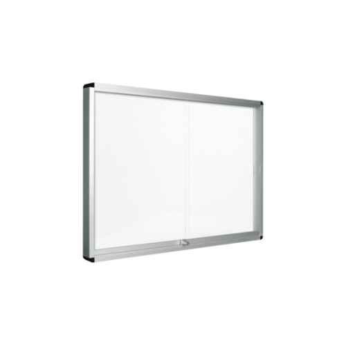 10265-Bi-Office Exhibit tablon para notas Interior Blanco Aluminio