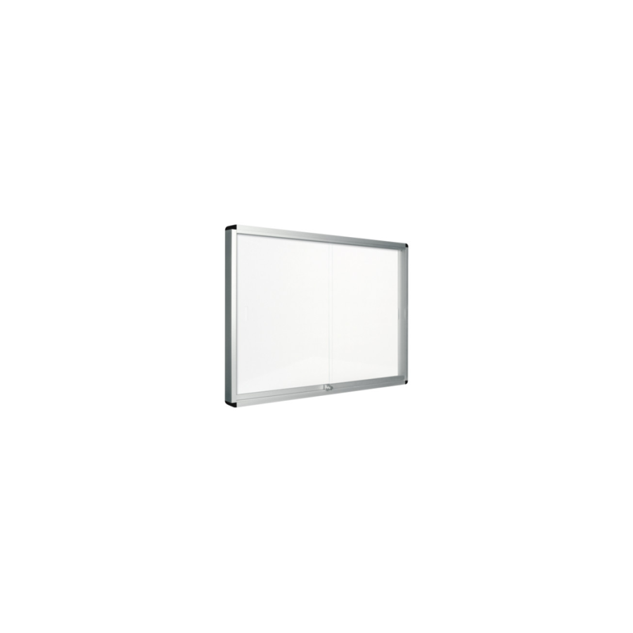 10266-Bi-Office Exhibit tablon para notas Interior Blanco Aluminio