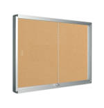 10268-Bi-Office Exhibit tablon para notas Interior Madera Aluminio