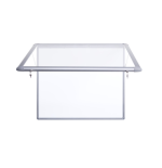 10276-Bi-Office Mastervision tablon para notas Exterior Blanco Aluminio