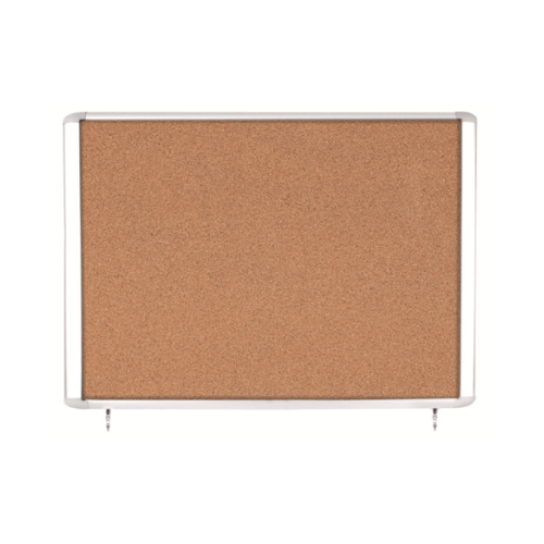 10284-Bi-Office Mastervision tablon para notas Exterior Madera Aluminio