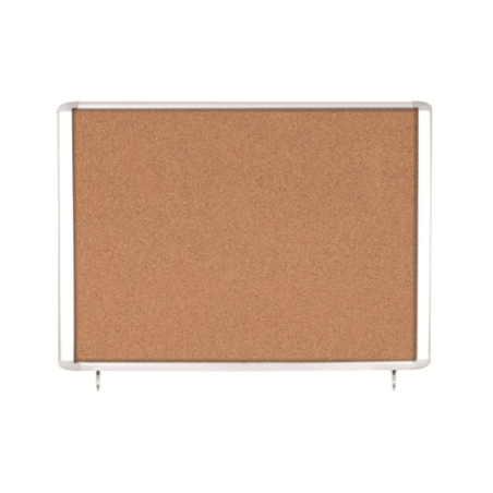 10285-Bi-Office Mastervision tablon para notas Exterior Madera Aluminio