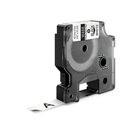 1029-CINTA ROTULADORA RHINOPRO NYLON FLEXIBLE BLANCO 12MM.X3,5M DYMO 18488
