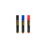 Bi-Office PE4004 marcador 3 pieza(s) Punta redonda Negro, Azul, Rojo