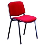 10307-SILLA CONFIDENTE RODANO TAPIZADA ROJA UNISIT D5S/ER