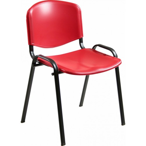 SILLA CONFIDENTE LOIRA PLASTICO ROJA UNISIT D5PS/RO