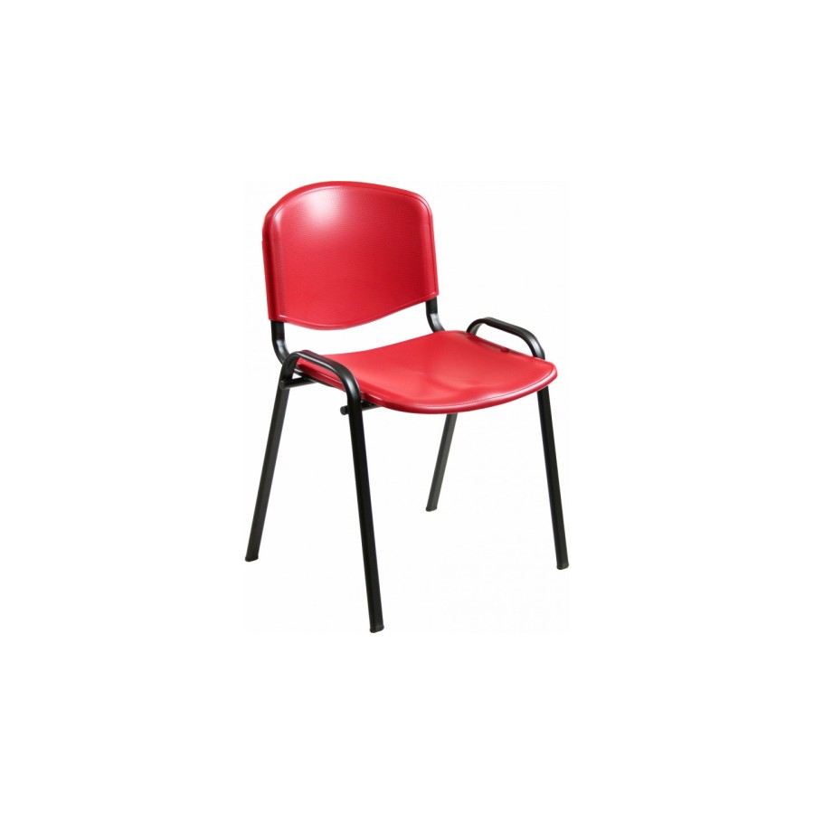 SILLA CONFIDENTE LOIRA PLASTICO ROJA UNISIT D5PS/RO