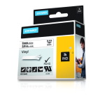 1031-CINTA ROTULADORA RHINOPRO VINILO BLANCO 9MM.X5,5M. DYMO 18443