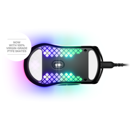 Steelseries Aerox 3 raton mano derecha USB Tipo C Optico 8500 DPI