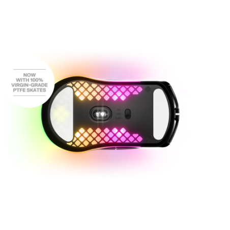 10396-Steelseries Aerox 3 Wireless raton mano derecha RF Wireless + Bluetooth Optico 18000 DPI