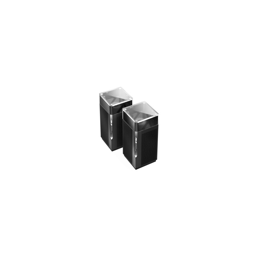 ASUS ZenWiFi Pro XT12 (2-PK) router inalambrico Gigabit Ethernet Tribanda (2,4 GHz/5 GHz/5 GHz) Negro