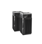 ASUS ZenWiFi Pro XT12 (2-PK) router inalambrico Gigabit Ethernet Tribanda (2,4 GHz/5 GHz/5 GHz) Negro