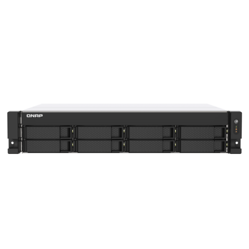 10431-QNAP TS-873AEU-4G unidad de disco multiple 64 TB Bastidor (2U) Negro