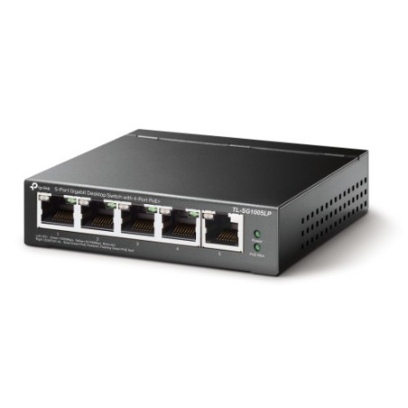 10434-TP-LINK TL-SG1005LP switch No administrado Gigabit Ethernet (10/100/1000) Energia sobre Ethernet (PoE) Negro
