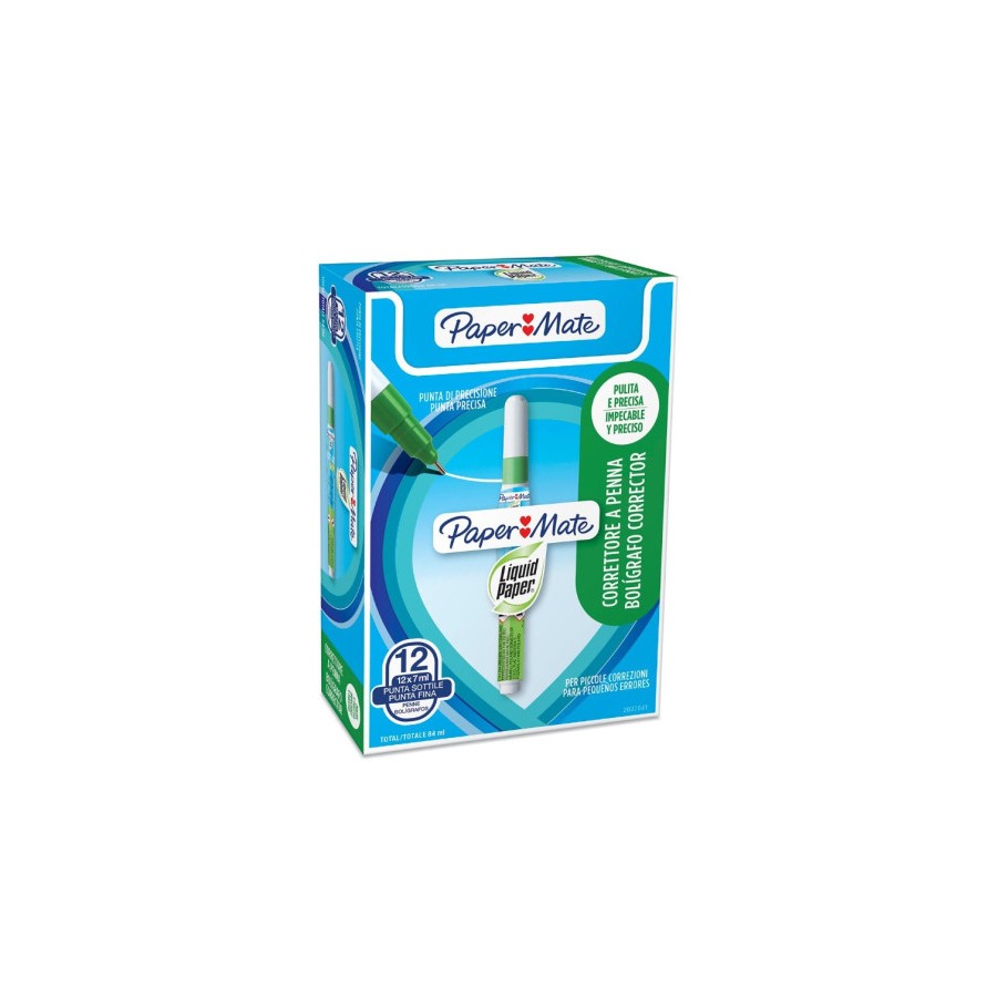 1044-Papermate 2037841 corrector liquido tipo boligrafo 7 ml