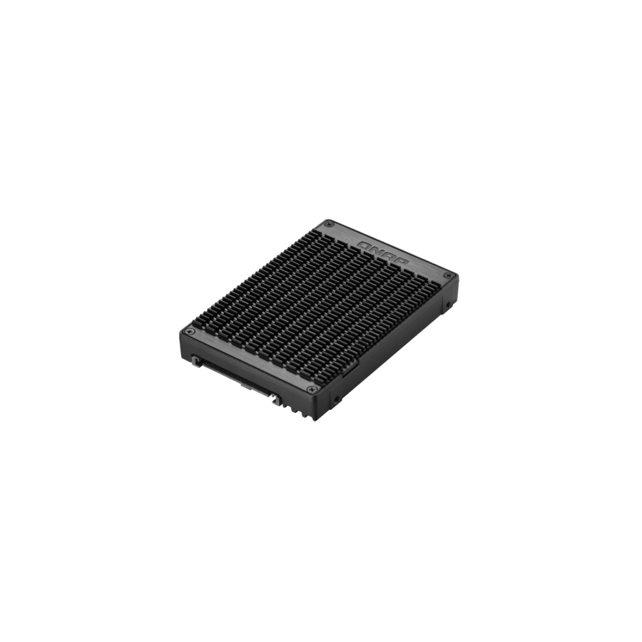 10440-QNAP QDA-UMP4 caja para disco duro externo Caja externa para unidad de estado solido (SSD) Negro 2.5"