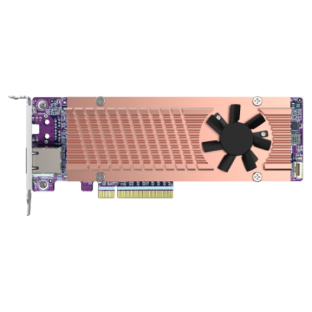 QNAP Card QM2 tarjeta y adaptador de interfaz Interno PCIe, RJ-45
