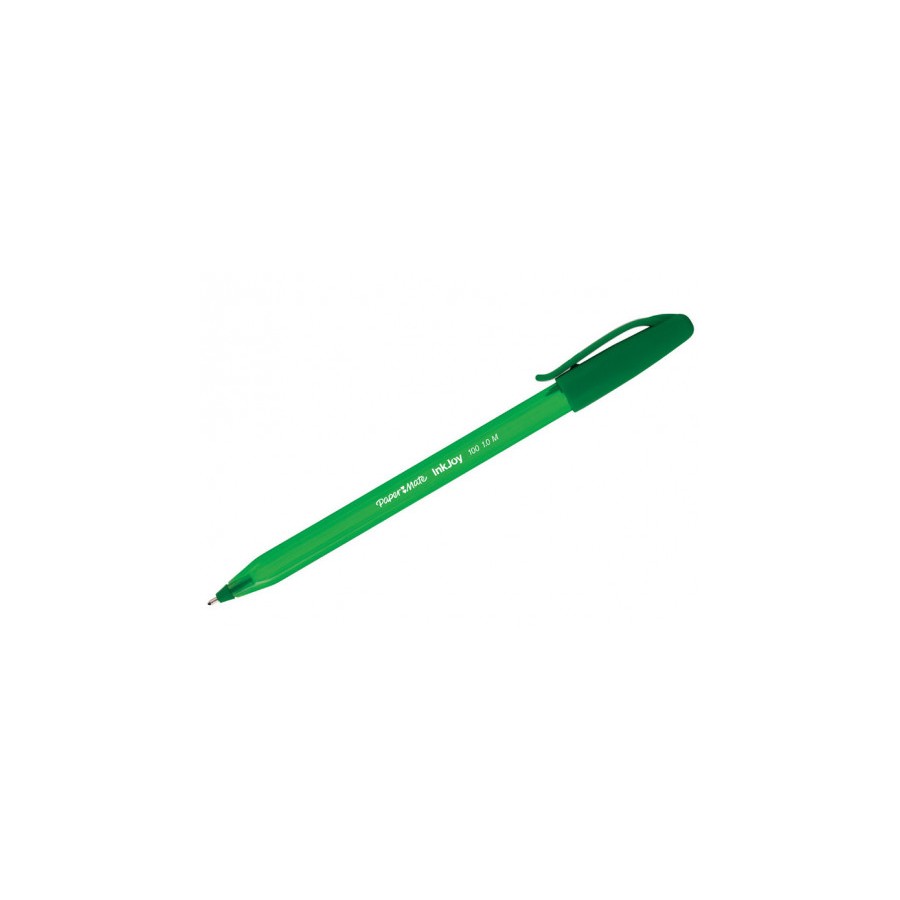 1048-BOLIGRAFO INKJOY 100 1MM VERDE PAPERMATE S0957150