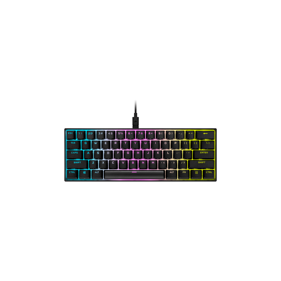 Corsair K65 RGB MINI teclado USB QWERTY Ingles, Espanol Negro