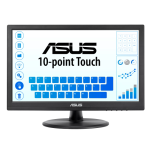 ASUS VT168HR 39,6 cm (15.6") 1366 x 768 Pixeles Multi-touch Negro