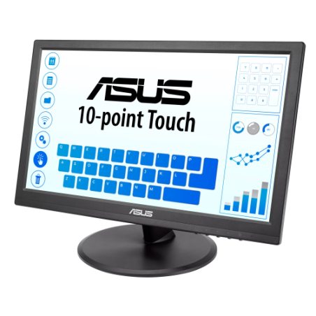ASUS VT168HR 39,6 cm (15.6") 1366 x 768 Pixeles Multi-touch Negro