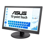 ASUS VT168HR 39,6 cm (15.6") 1366 x 768 Pixeles Multi-touch Negro