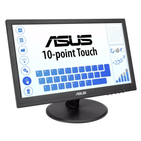 ASUS VT168HR 39,6 cm (15.6") 1366 x 768 Pixeles Multi-touch Negro