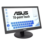 ASUS VT168HR 39,6 cm (15.6") 1366 x 768 Pixeles Multi-touch Negro
