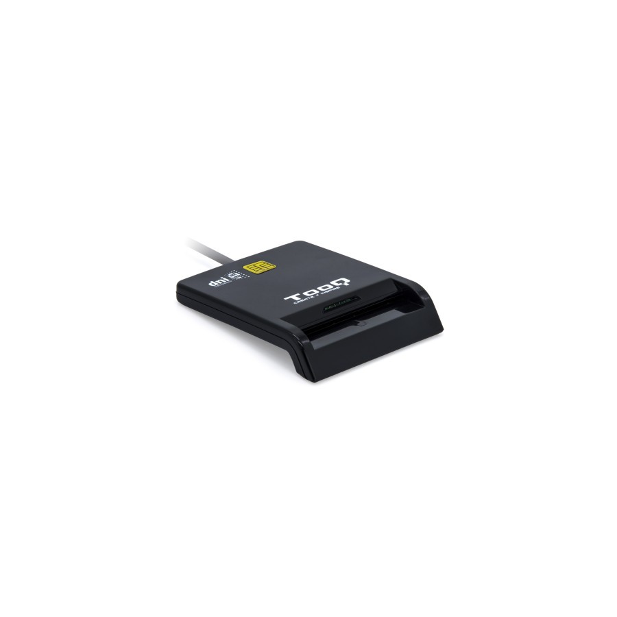 TooQ Lector de Tarjetas Inteligentes DNIe SIM USB-C, Negro
