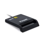 TooQ Lector de Tarjetas Inteligentes DNIe SIM USB-C, Negro