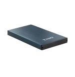 10595-TooQ TQE-2527PB caja para disco duro externo Caja de disco duro (HDD) Negro, Marina 2.5"