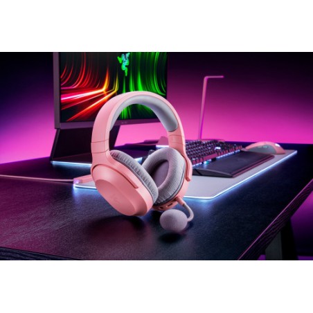 10613-Razer Barracuda X Auriculares Inalambrico y alambrico Diadema Juego USB Tipo C Bluetooth Rosa