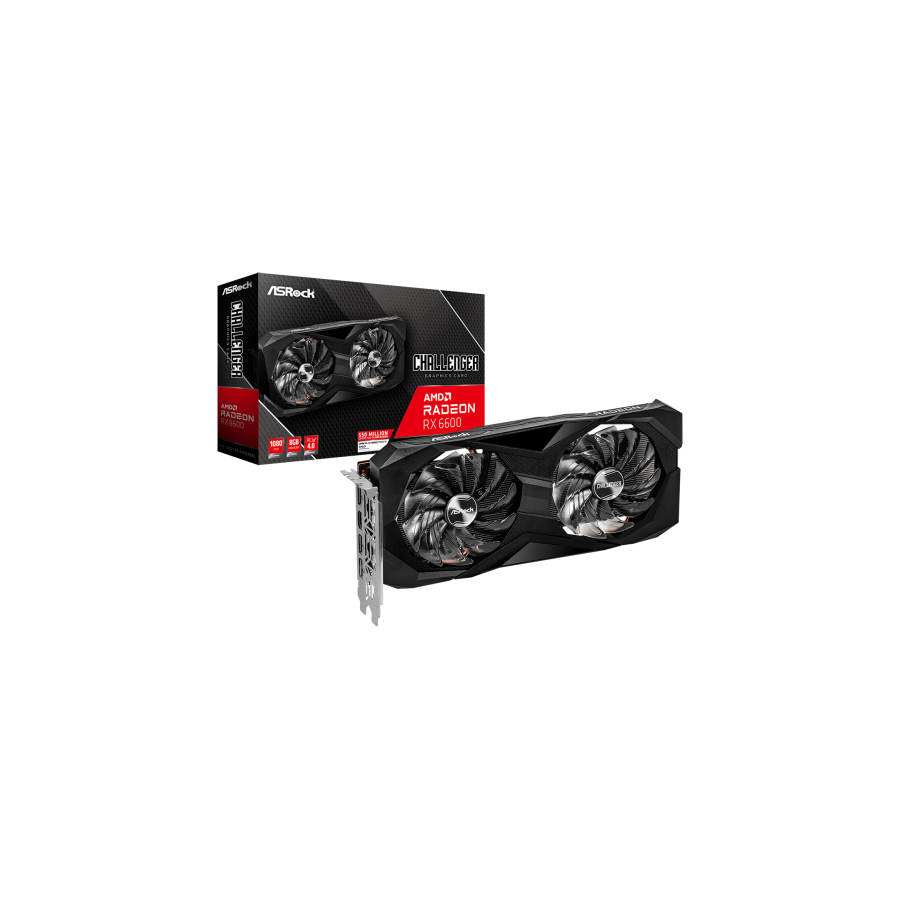 Asrock Challenger AMD Radeon RX 6600 D 8GB GDDR6