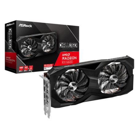 Asrock Challenger AMD Radeon RX 6600 D 8GB GDDR6