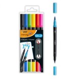 10749-BIC Intensity Dual Tip rotulador Negro, Azul, Verde, Purpura, Rojo, Amarillo 6 pieza(s)