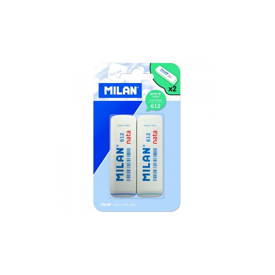 10786-BLISTER 2 GOMAS NATA(R) 612 BISELADAS MILAN BPM9208