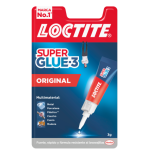 ADHESIVO INSTANTANEO SUPER GLUE-3 3GR ORIGINAL LOCTITE 2640968