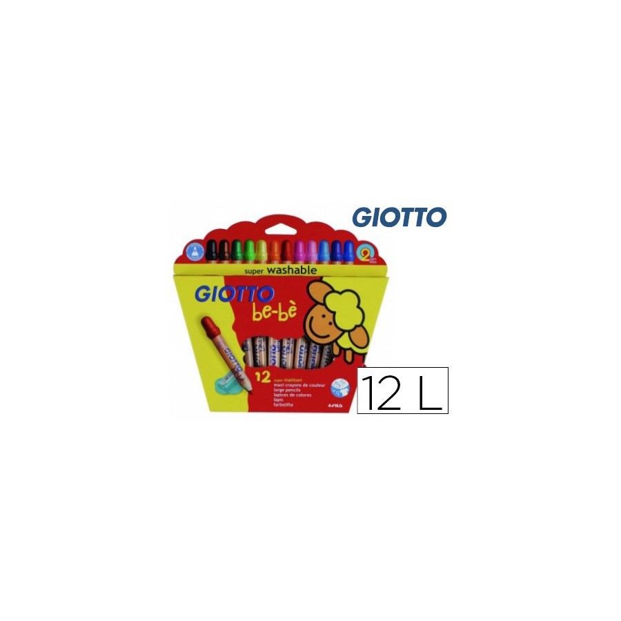 10833-ESTUCHE 12 LAPICES + SACAPUNTAS GIOTTO F46970000