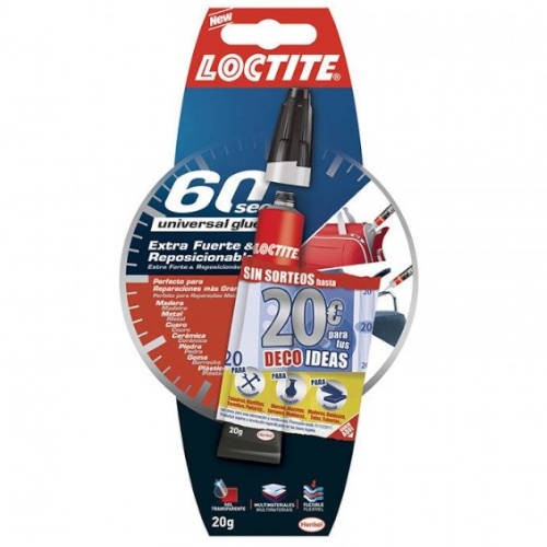 1084-ADHESIVO UNIVERSAL EXTRAFUERTE 60 SEGUNDOS LOCTITE 2066112