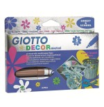 10840-ESTUCHE 5 ROTULADORES DECOR METALLIC GIOTTO F45290000