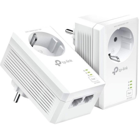 10892-TP-LINK KIT INICIAL AV1000 2-PUERTOS GIGABIT CON ENCHUFE INCORPORADO