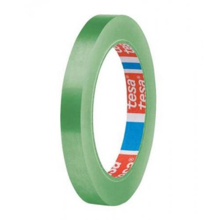 1096-CINTA DE EMBALAJE EN PVC DE COLORES 12MM.X66M. VERDE TESA 60404-00042-00